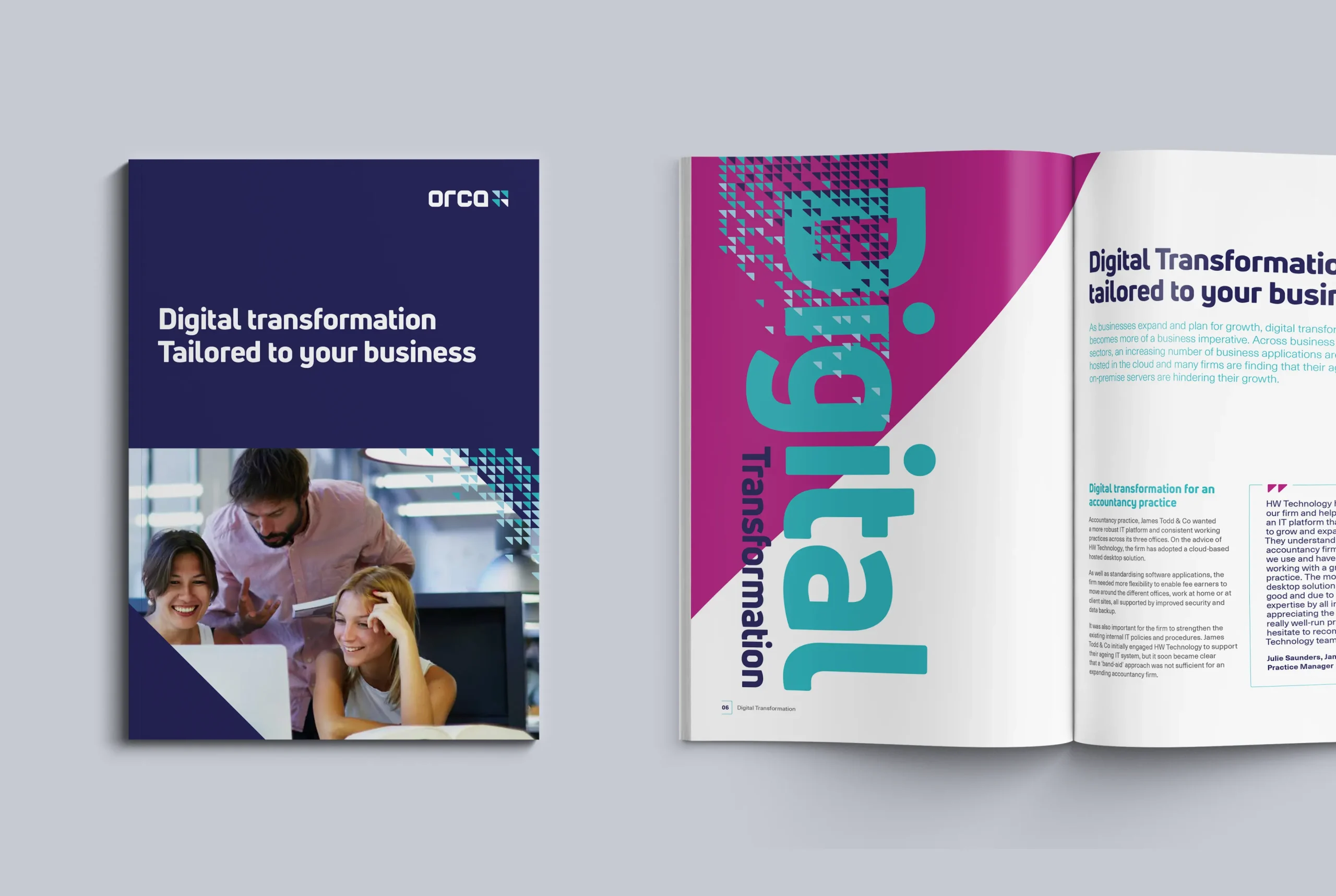 A4 Brochure mockup