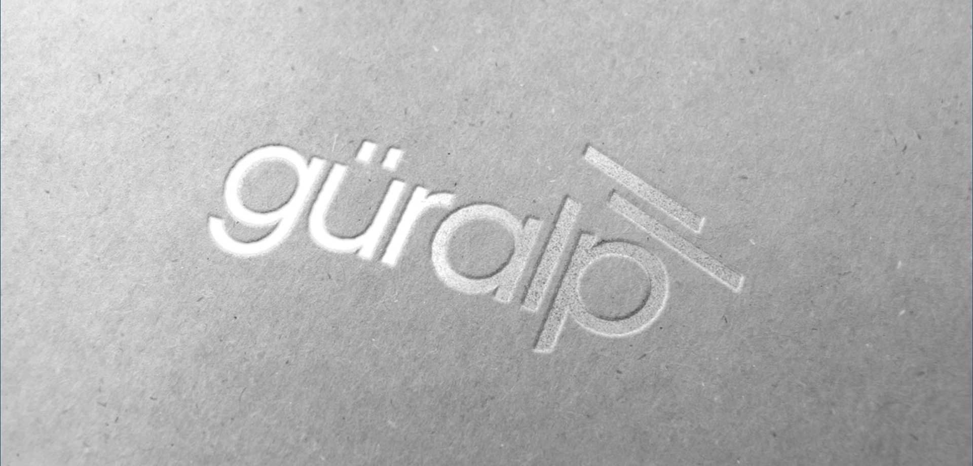 Guralp debossed logo