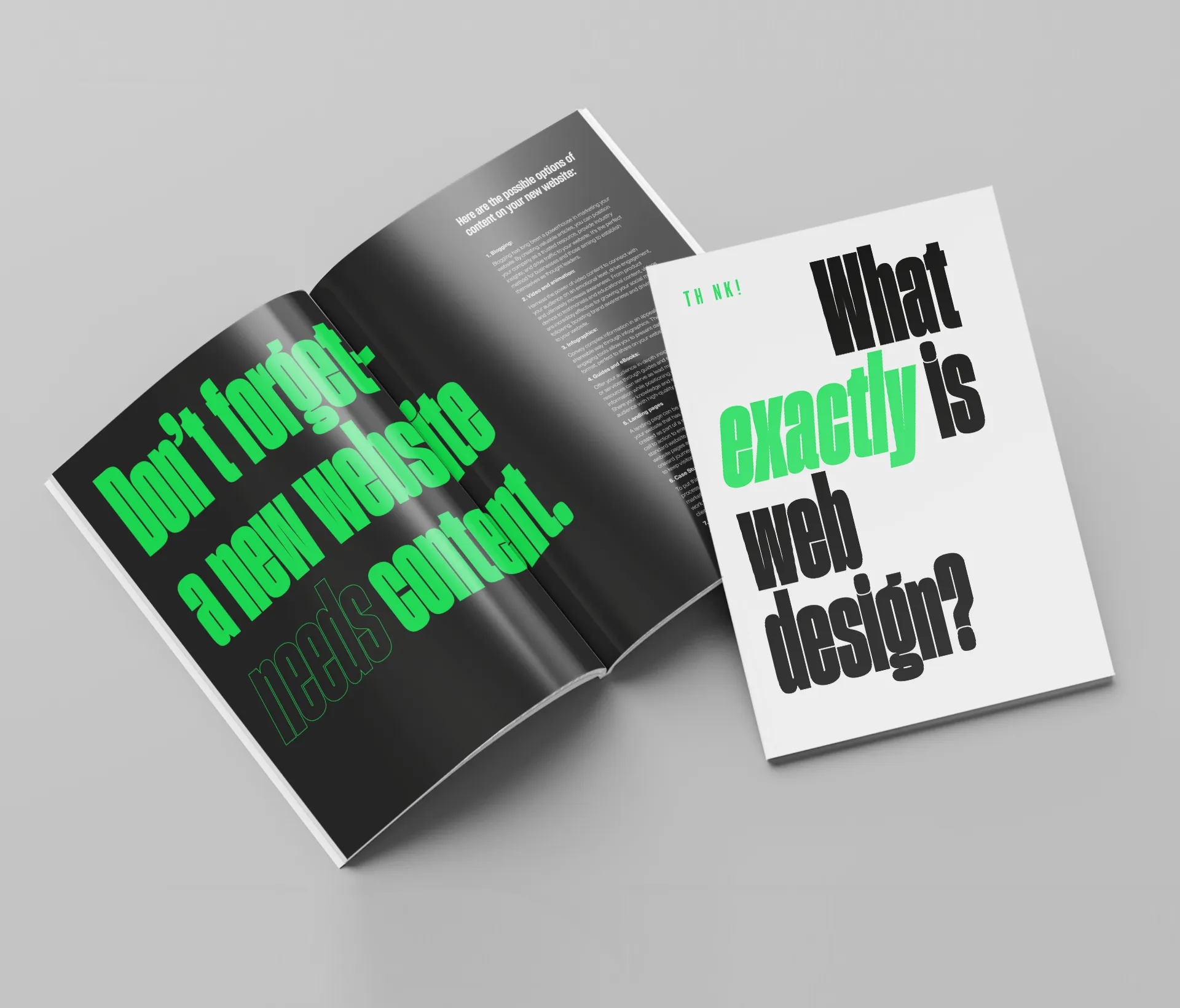 web design guide brochure