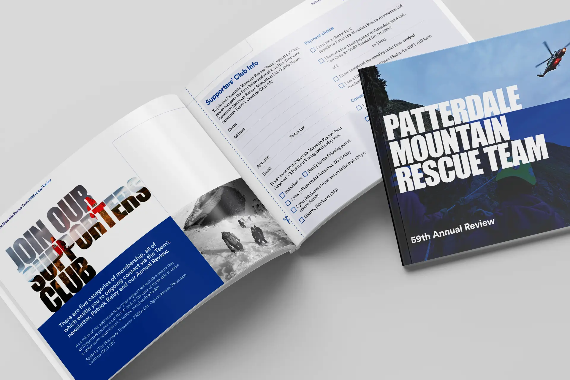 Patterdale Mountain Rescue – Annual Report Design | Think!