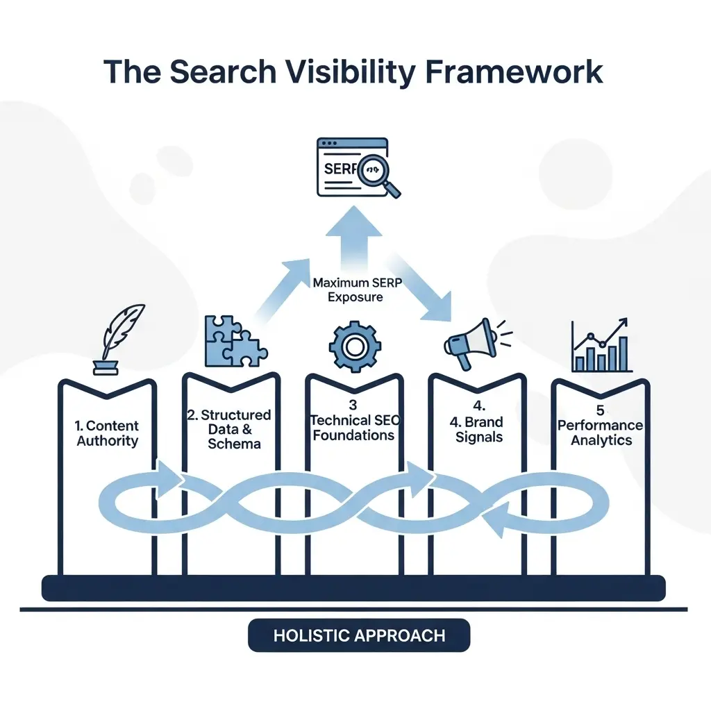 Search visibility framework